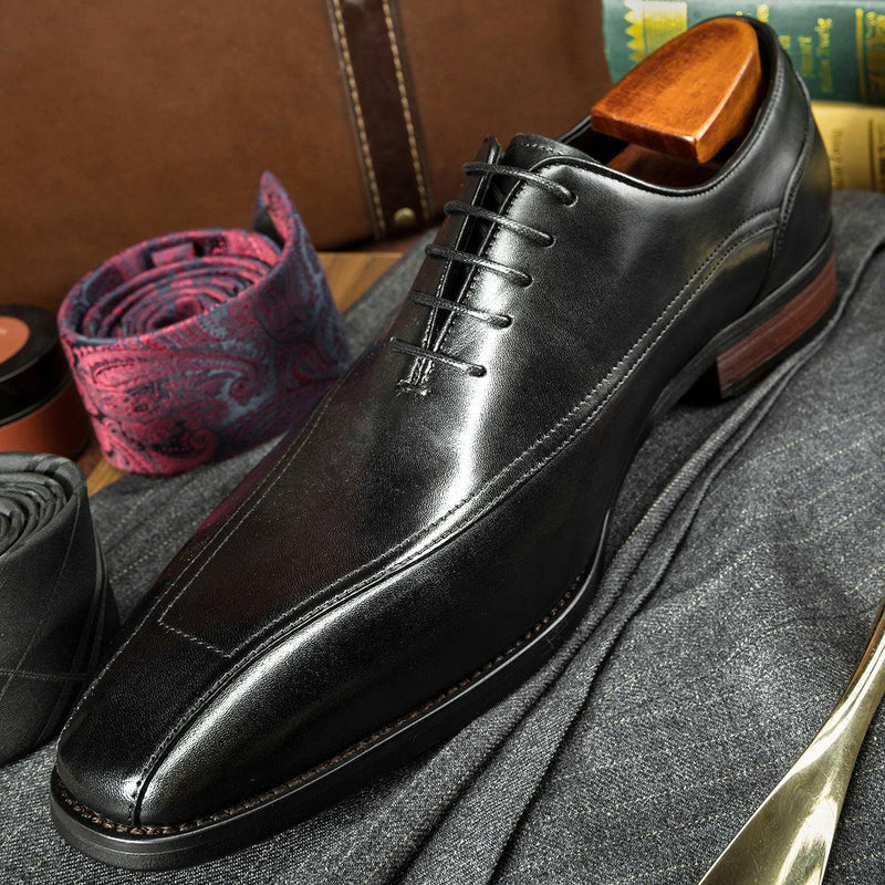 Men's casual Oxford leather shoes, view 3 - MRSLM