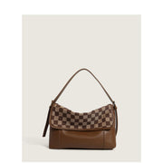 textured underarm shoulder bag, view 3 - MRSLM