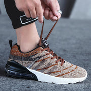 Men's flying woven mesh running shoes, view 8 - MRSLM