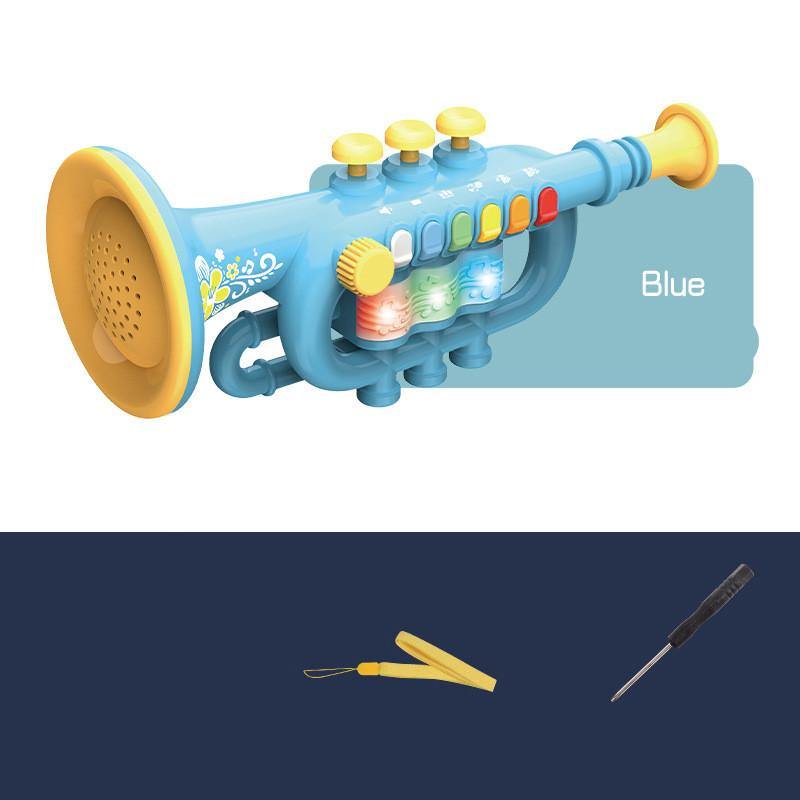 Children's Simulation Electric Saxophone Trumpet Clarinet Early Education Music Toys - MRSLM