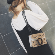chain crossbody shoulder bag, view 2 - MRSLM
