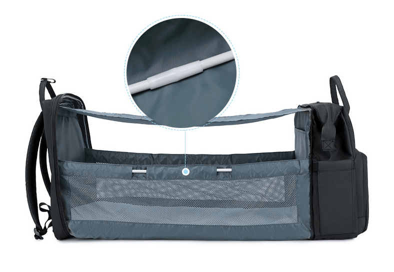 folding crib mommy bag, view 4 - MRSLM