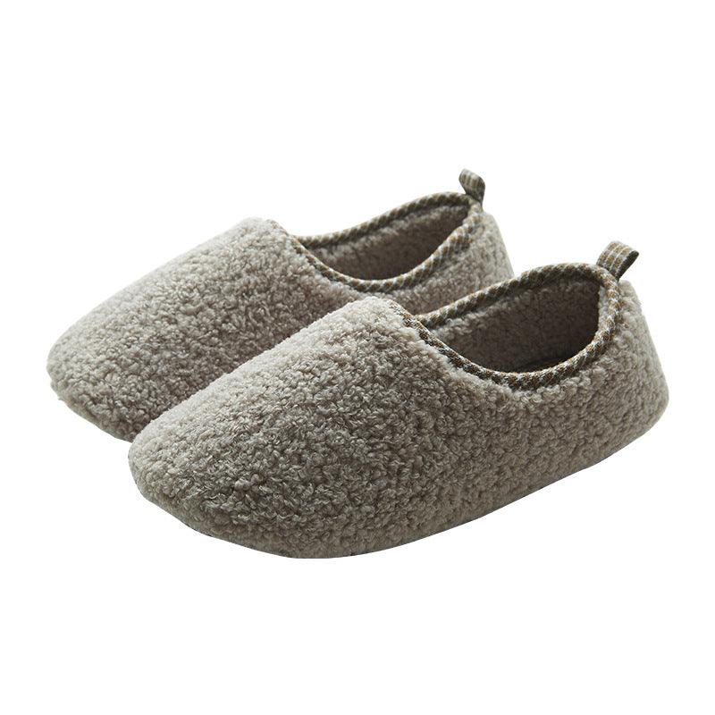 Men and women thick plush cotton slippers, view 4 - MRSLM