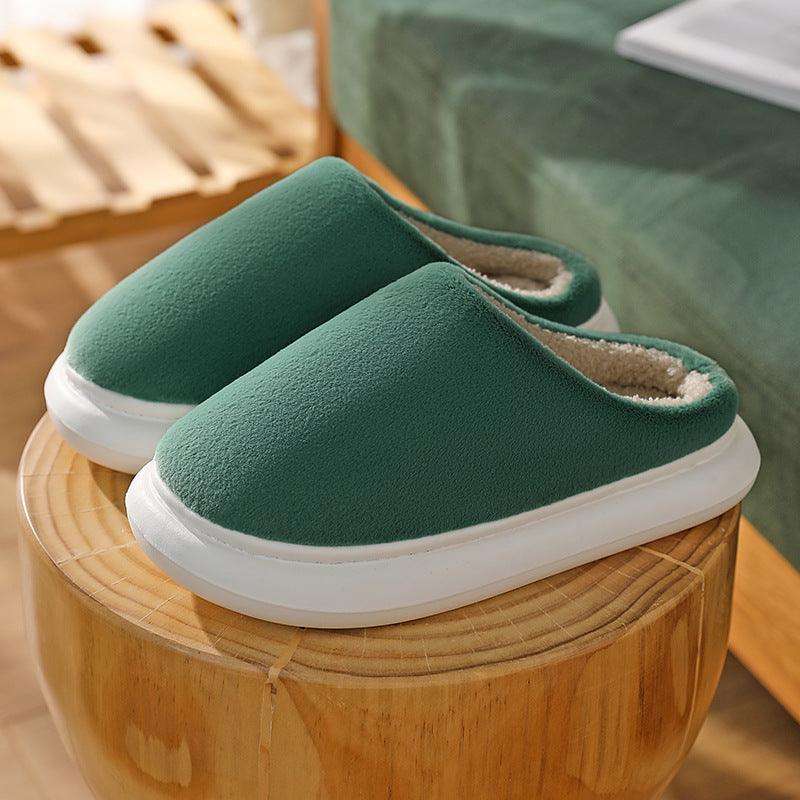 Couples warm plush slippers, view 3 - MRSLM
