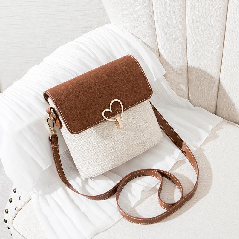 trendy one-shoulder messenger bag, view 2 - MRSLM