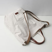 women's canvas messenger bag, view 7 - MRSLM