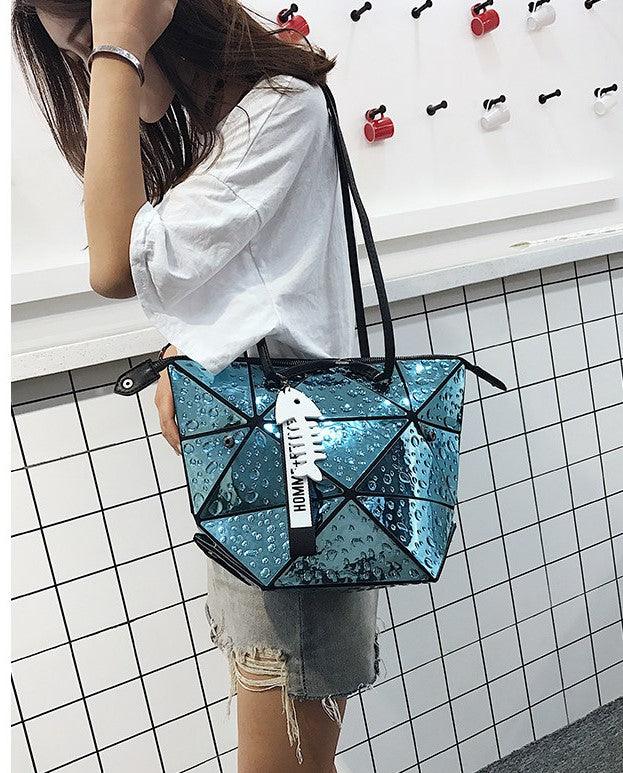 holographic laser shoulder handbag, view 11 - MRSLM