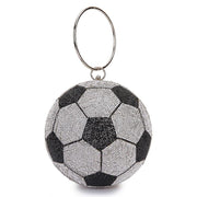 Rhinestone ball crossbody evening bag, view 5 - MRSLM