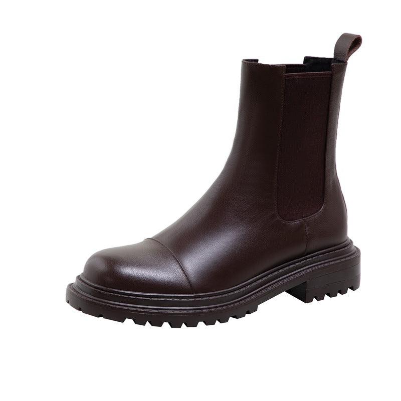 Women's platform Martin boots, view 2 - MRSLM