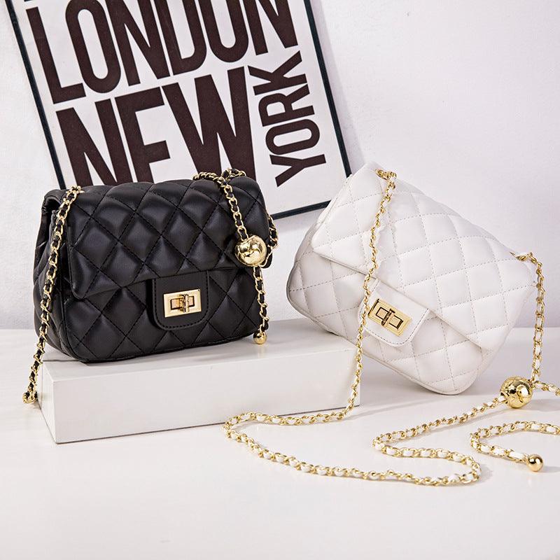 women's one shoulder rhombus bag - MRSLM