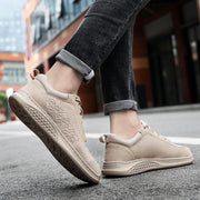 Men's casual mesh and suede sports shoes, view 2 - MRSLM