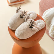 Women's plush cotton slippers, view 3 - MRSLM