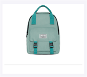 solid color college backpack, view 8 - MRSLM