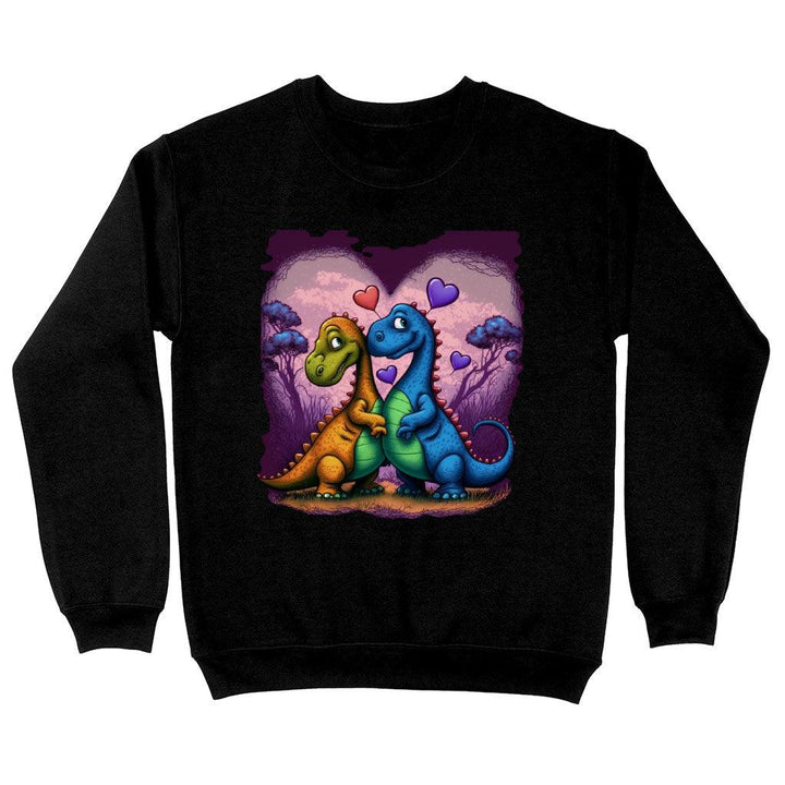 Love Sweatshirt - Dinosaur Crewneck Sweatshirt - Colorful Sweatshirt - MRSLM