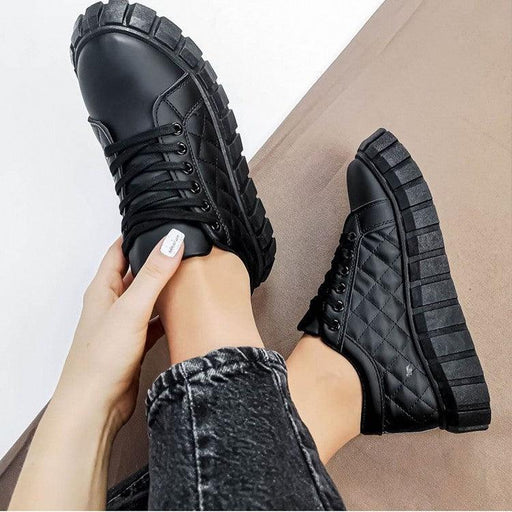 women's large size flat platform shoes - MRSLM