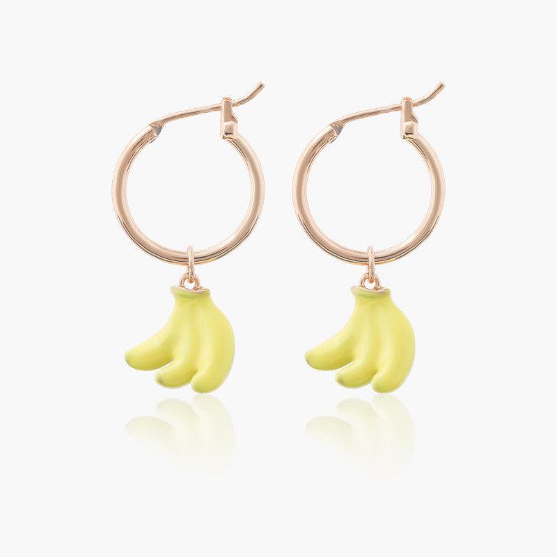 Banana fruit earrings - MRSLM