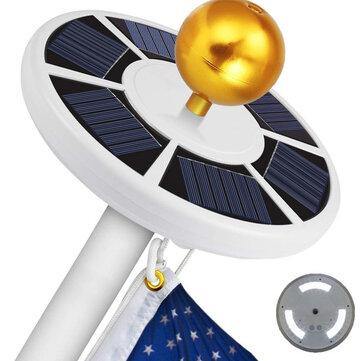 42 LEDs Solar Flagpole Light Super-Bright Solar Powered Flagpole Light Outdoor Solar Lights - MRSLM