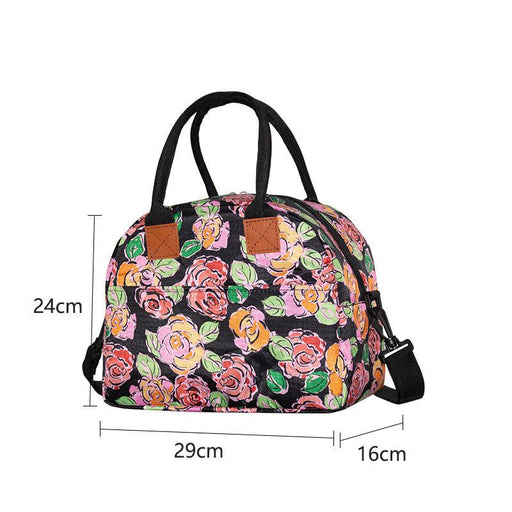 large oxford cloth insulated lunch bag, view 6 - MRSLM