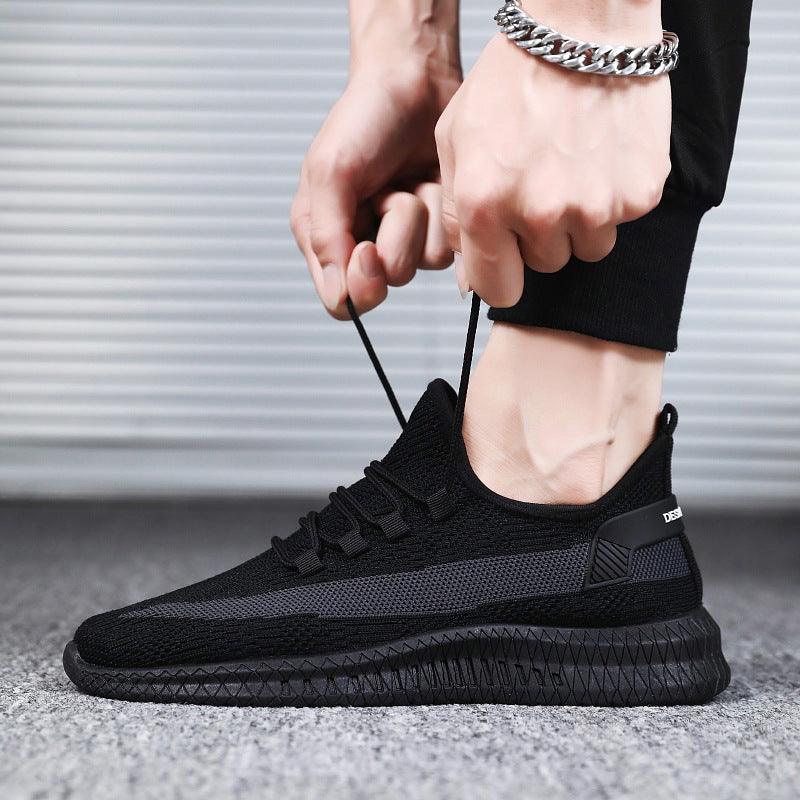 Breathable casual mesh running shoes, view 3 - MRSLM