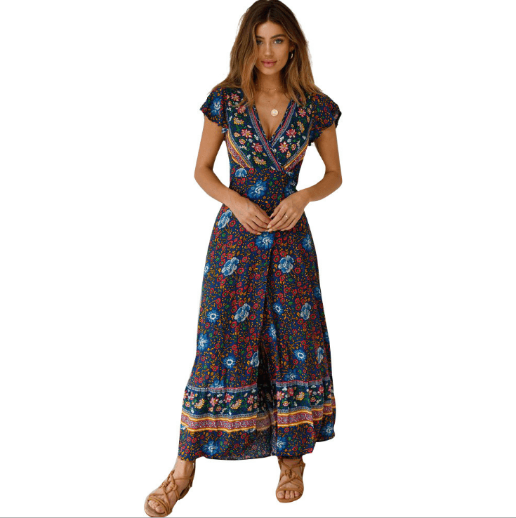 Printed high-waist velvet dress, view 12 - MRSLM