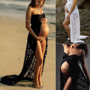 long lace maternity dress - MRSLM