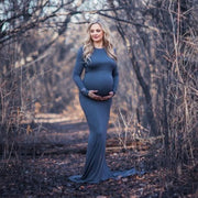 women's long maternity dress - MRSLM