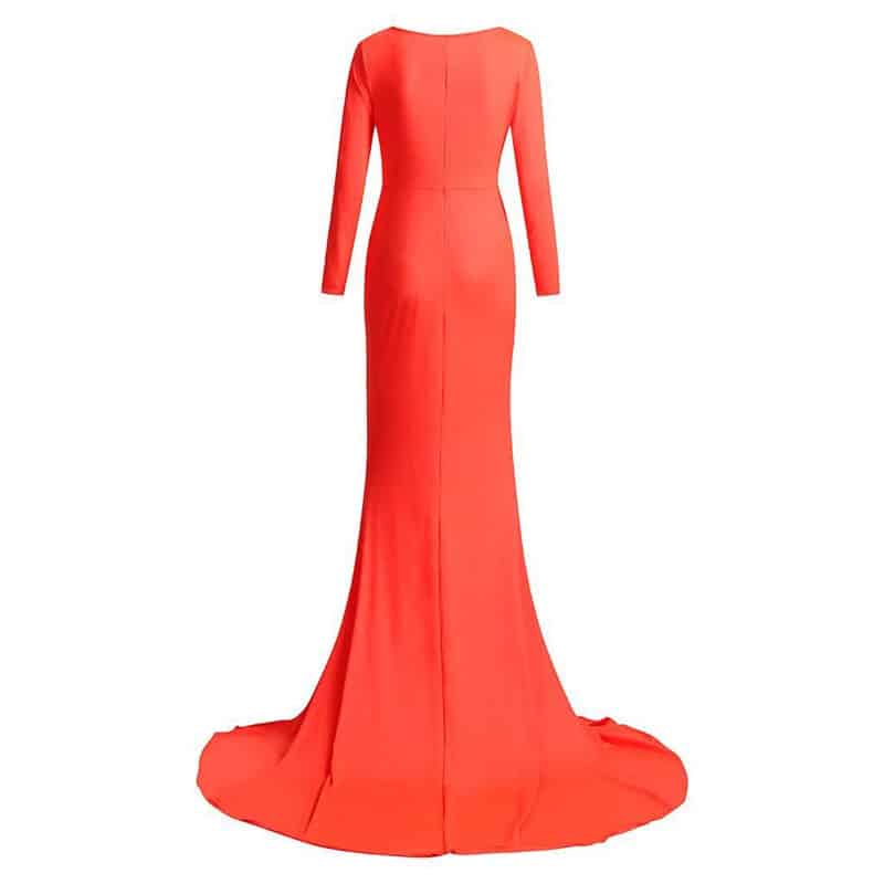 women's long maternity dress, view 8 - MRSLM