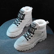 Women's warm cotton high-top shoes, view 2 - MRSLM