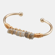 gold-plated crystal bracelet, view 9 - MRSLM
