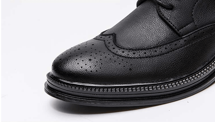 Men's brogue business shoes, view 6 - MRSLM