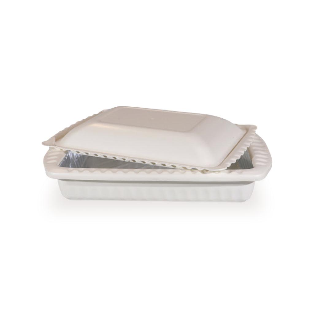 White Serving Carrier For Foil Pans - MRSLM