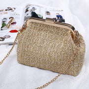 summer mini woven crossbody bag, view 7 - MRSLM