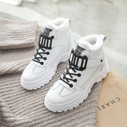 Women's warm cotton high-top shoes, view 3 - MRSLM