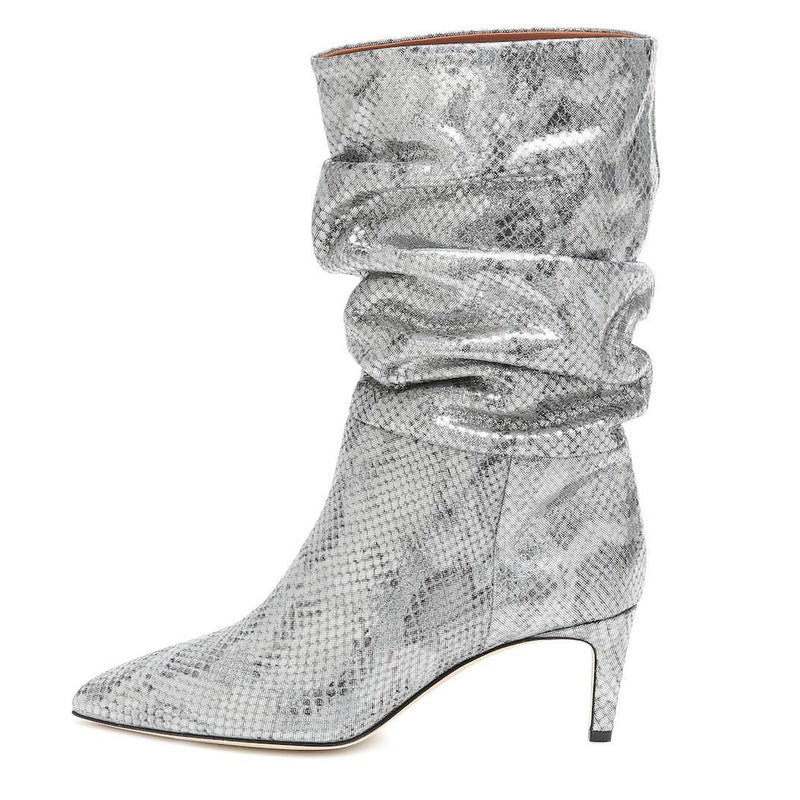 pointed toe stiletto mid-top boots, view 2 - MRSLM