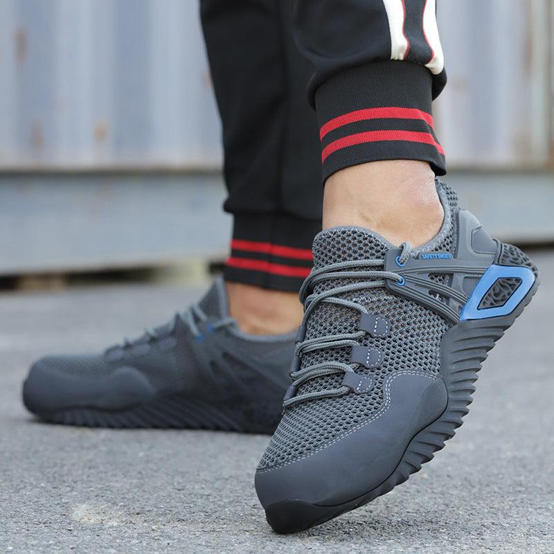 Men's summer mesh work shoes, view 8 - MRSLM