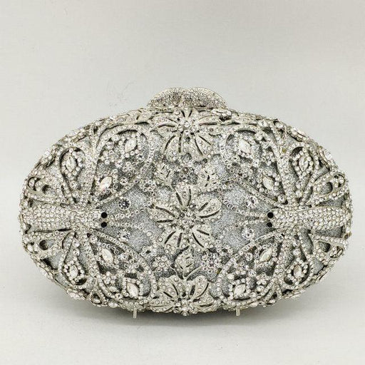 rhinestone evening clutch bag - MRSLM