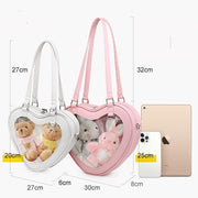 transparent crossbody small bag, view 4 - MRSLM