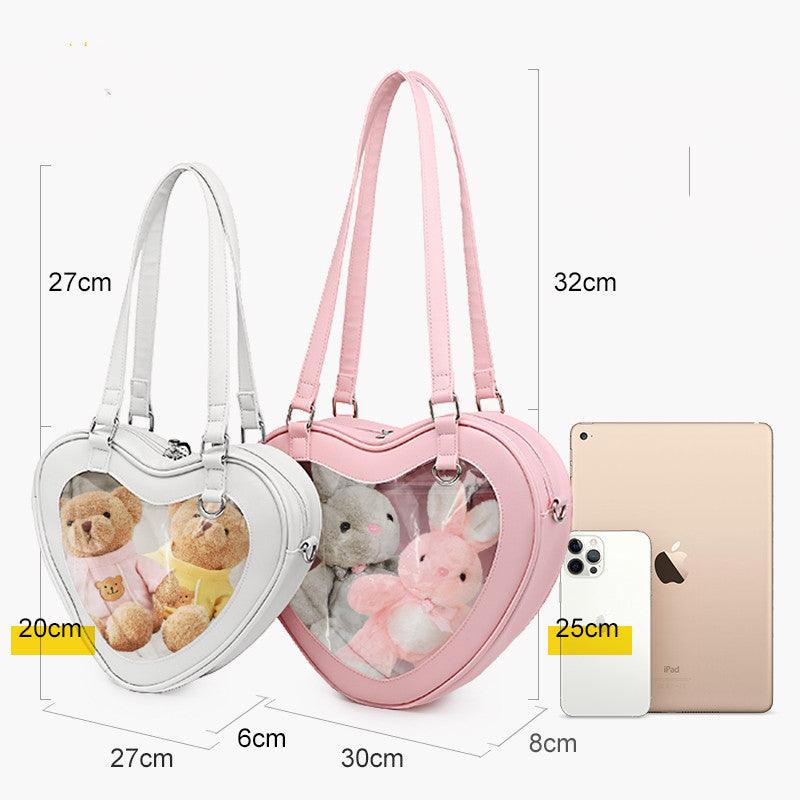 transparent crossbody small bag, view 4 - MRSLM