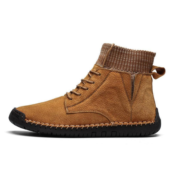 Men's Handmade Socks High Top Martin Boots - MRSLM