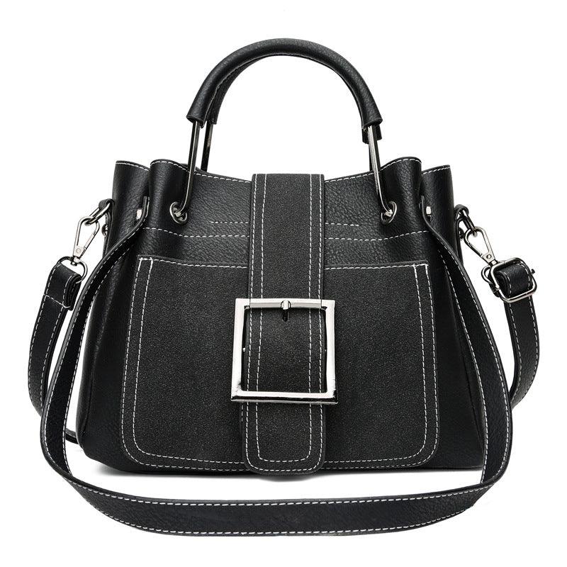 women's soft PU leather handbag, view 11 - MRSLM
