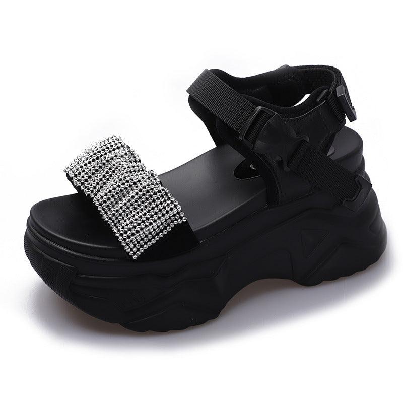 Women's round toe sports casual sandals, view 3 - MRSLM