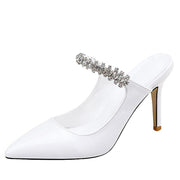 pointed rhinestone high heels, view 4 - MRSLM