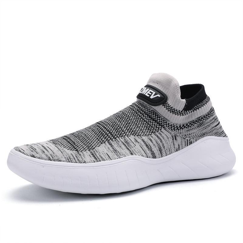 Men's ultra-light striped mesh casual shoes, view 4 - MRSLM