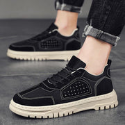 men's suede canvas casual shoes, view 4 - MRSLM