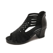 peep toe high heels, view 2 - MRSLM