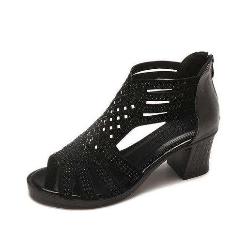 peep toe high heels, view 2 - MRSLM
