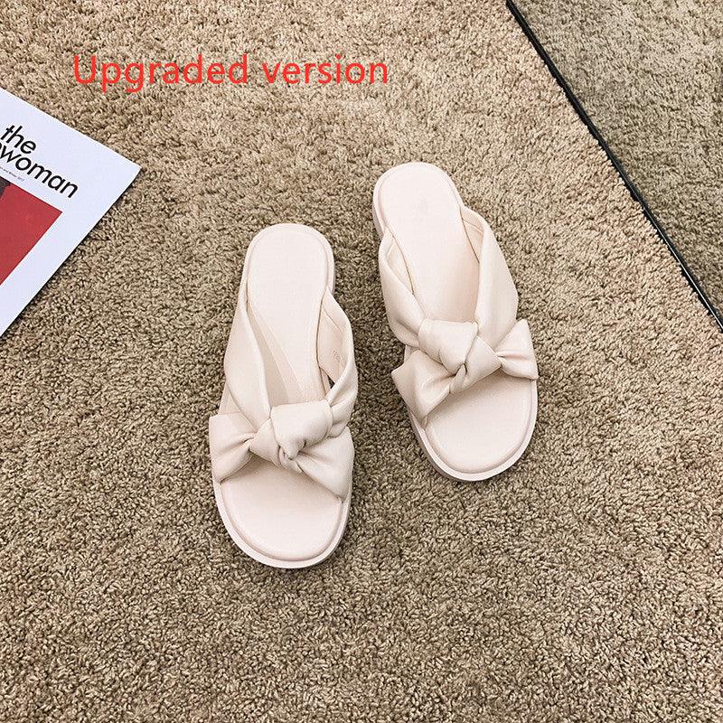 Women's low-heel slippers, view 6 - MRSLM