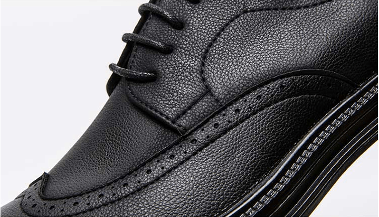 Men's brogue business shoes, view 4 - MRSLM