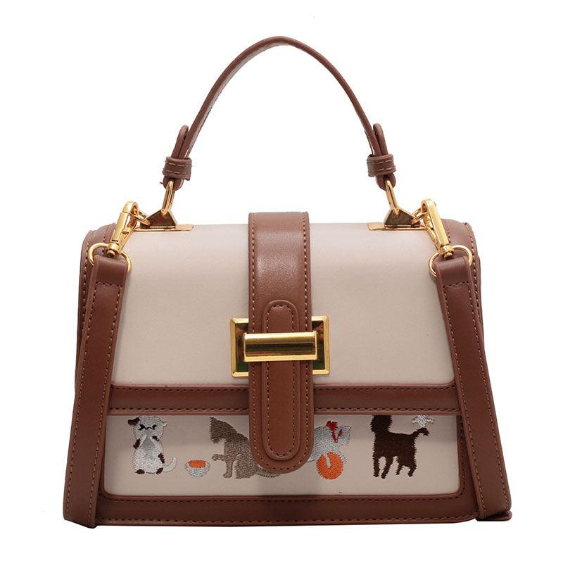 retro PU crossbody bag, view 4 - MRSLM