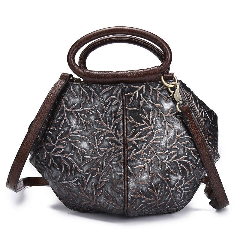 Color contrast casual women's handbag, view 3 - MRSLM